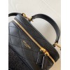 YSL vanity case in quilted lambskin black bag