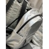 YSL Nylon silver backpack bag