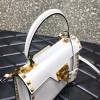 Valentino Garavani Rockstud Alcove white leather tote bag