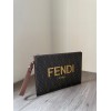 Fendi canvas pouch bag