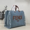 Fendi tote denim bag