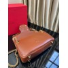 VALENTINO Garavani Vlogo Shoulder Bag Brown