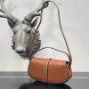 Celine shoulder leather brown 18cm bag