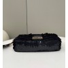 Fendi Baguette Medium Purple Sequined Bag