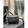 YSL Charlie black leather bag