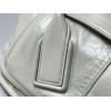 Bottega Veneta Arco Slouchy White Leather Maxi 58 Bag