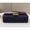 Fendi Baguette Dark blue FF canvas bag