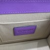 Jacquemus Le Chiquito purple leather mini bag 24cm