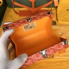 Goyard Minaudiere Coated Orange Canvas Bag