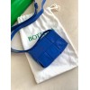 Bottega Veneta Chain Cassette Mini Blue Bag
