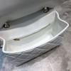 Balenciaga shoulder tote bag in white - golden hardware 25cm