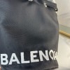 Balenciaga Drawstring Bucket Black Bag
