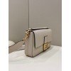 FENDI Baguette large cream leather bag