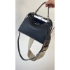 Fendi Peekaboo Iconic mini black leather bag