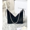 GIVENCHY Black Small Cut Out Chain Black Bag