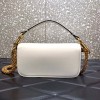 Valentino Garavani small Locò white bag