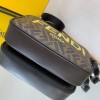 Fendi Camera Case Black FF fabric bag