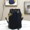 Fendi MON TRESOR black FF leather bag