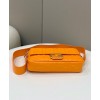 Fendi Baguette orange leather bag 26cm