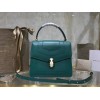 Bvlgari Serpenti Forever Calf Leather Flap Cover Handle Bag 39778