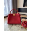 Fendi Peekaboo Togo Red leather bag