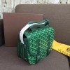 Goyard Belvedere PM Green Leather Bag