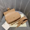 Fendi Baguette beige leather bag 26cm