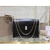 Bvlgari Serpenti Forever Calf Leather Flap Cover Shoulder Bag 35106