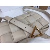 BOTTEGA VENETA PADDED CASSETTE BAG WHITE