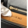 Loewe Goya leather shoulder bag in black
