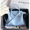 Givency Medium Antigona Soft Bag In Blue Leather