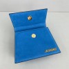 Jacquemus Le Chiquito Noeud Handbag blue 18cm