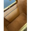 Fendi Way small leather tote brown