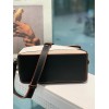 Loewe Black/ White Smooth Small Puzzle Bag