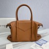 GIVENCHY Medium Antigona Lock Soft Brown Leather Bag