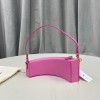 Jacquemus pink leather shoulder bag