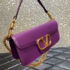 Valentino Garavani Locò purple large bag