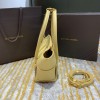 Bottega Veneta Arco Mini Yellow Leather Tote Bag