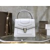 Bvlgari Serpenti Forever Calf Leather Flap Cover Handle Bag 283171