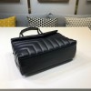 YSL MONOGRAM LOULOU SMALL SIZE ALL BLACK