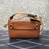Valentino brown logo shoulder bag