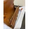 Hermes Constance Togo Epsom Brown Wallet