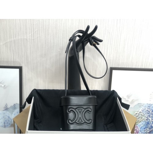 Celine Box Triomphe Black Bag