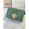 Dolce & Gabbana Green Devotion Shoulder Bag