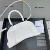 Balenciaga Editor white shoulder bag