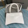 BALENCIAGA HOURGLASS XS/S TOP HANDLE BAG White