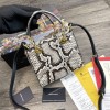 D&G Girls Barocco Tote snake skin effect