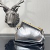 FENDI First Small Silver leather bag 26cm