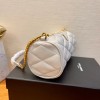 YSL Sade white leather bag