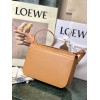 Loewe Goya leather shoulder bag in brown